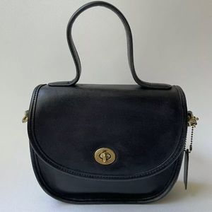 COPY - Vintage Coach Black Bella Court Crossbody Bag 9957 Made in USA